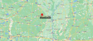 What county is Monticello Arkansas in