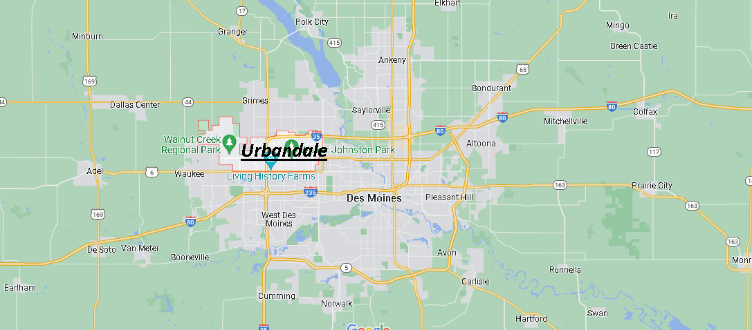 What county is Urbandale Iowa