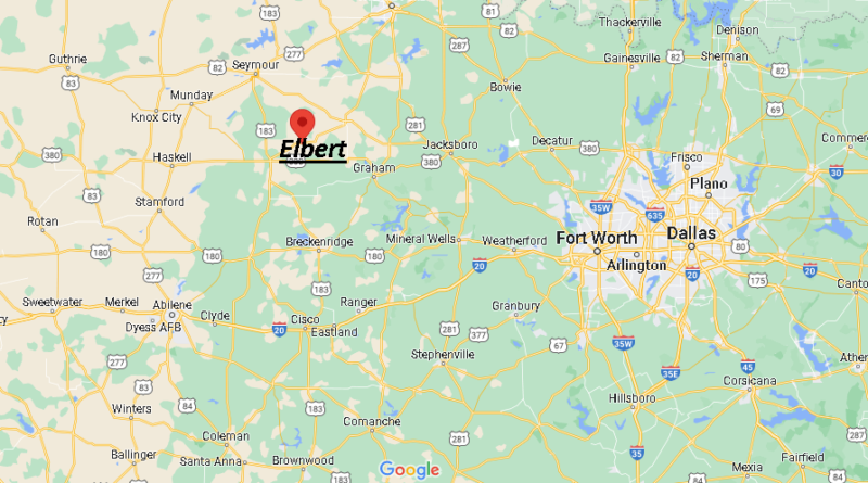 Where is Elbert Texas