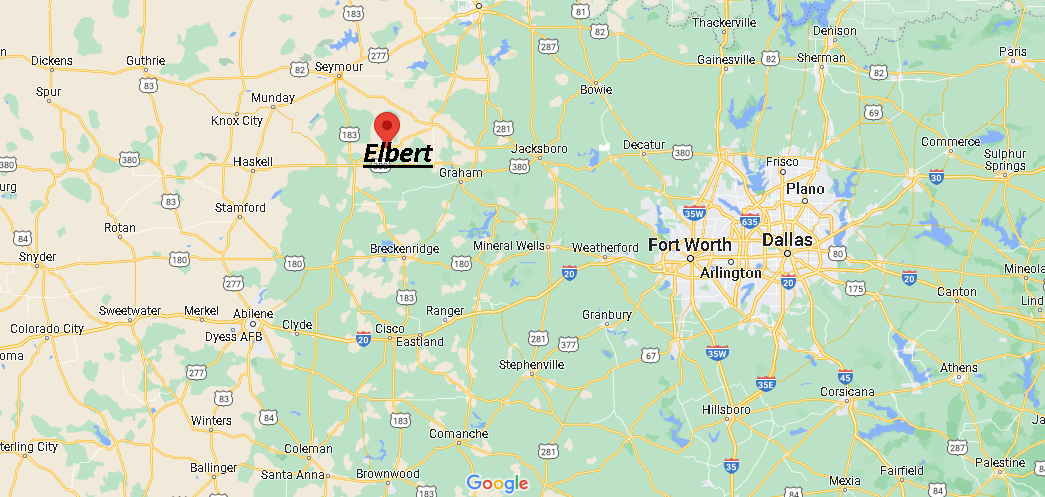 Where is Elbert Texas