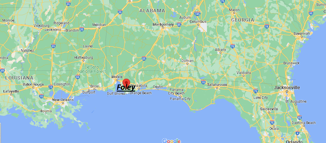 Where is Foley Alabama