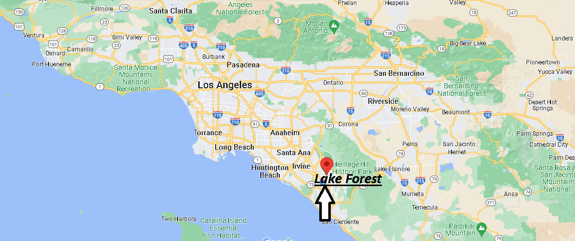Where is Lake Forest California
