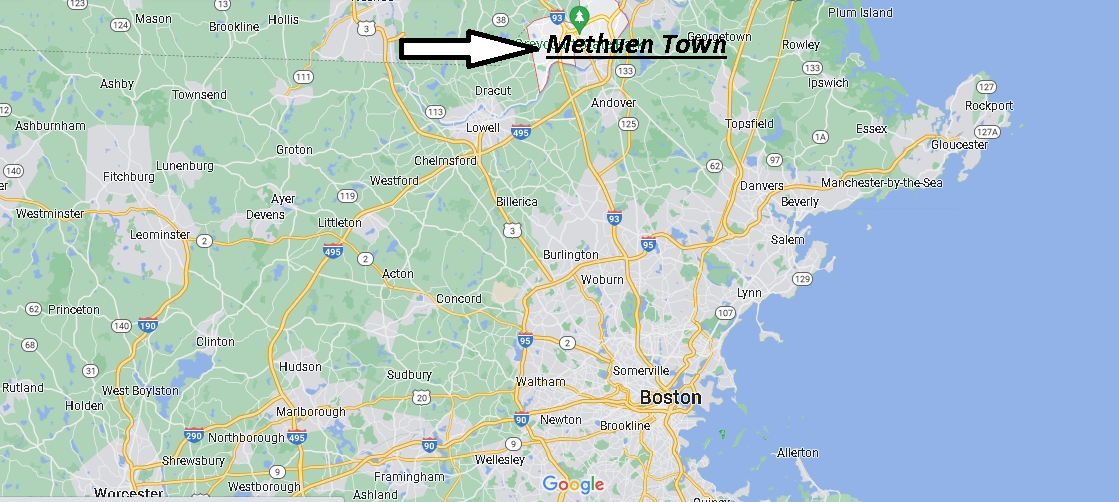 Where is Methuen Town Massachusetts