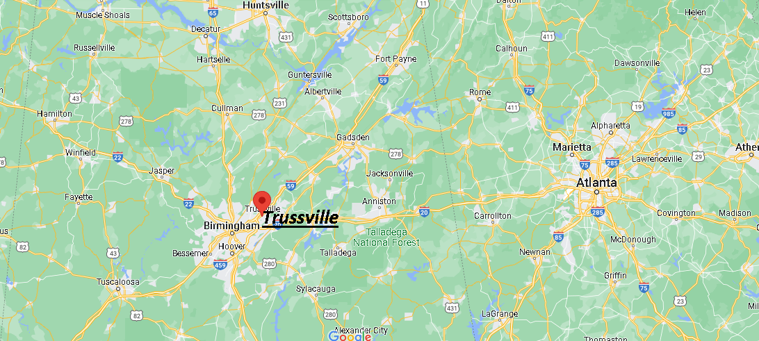 Where is Trussville Alabama
