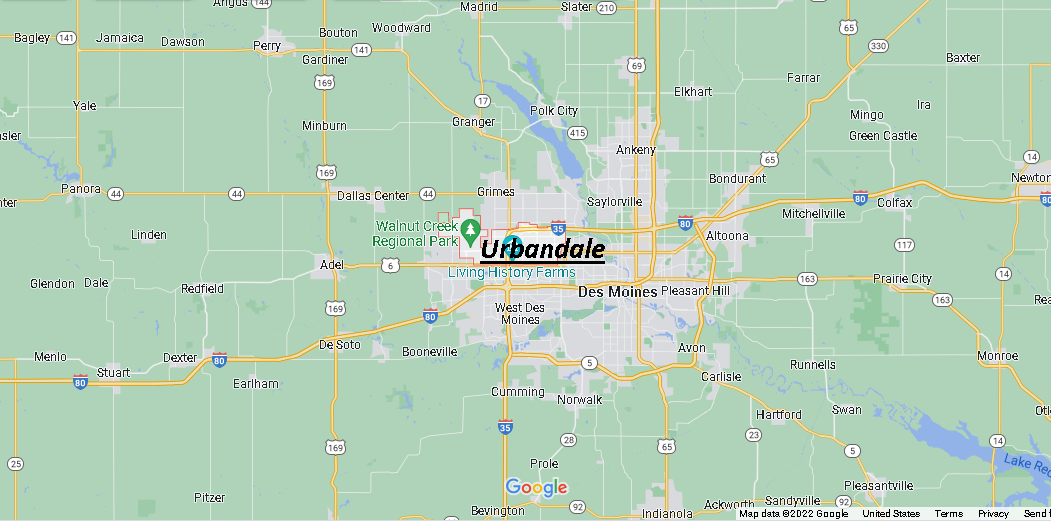 Where is Urbandale Iowa