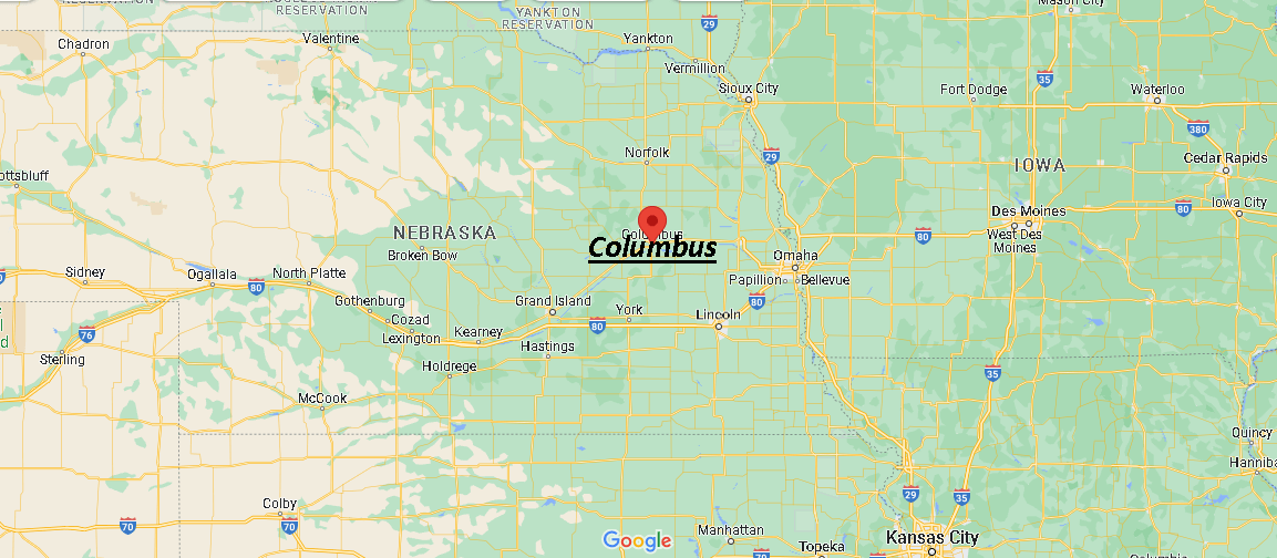 Where is Columbus Nebraska