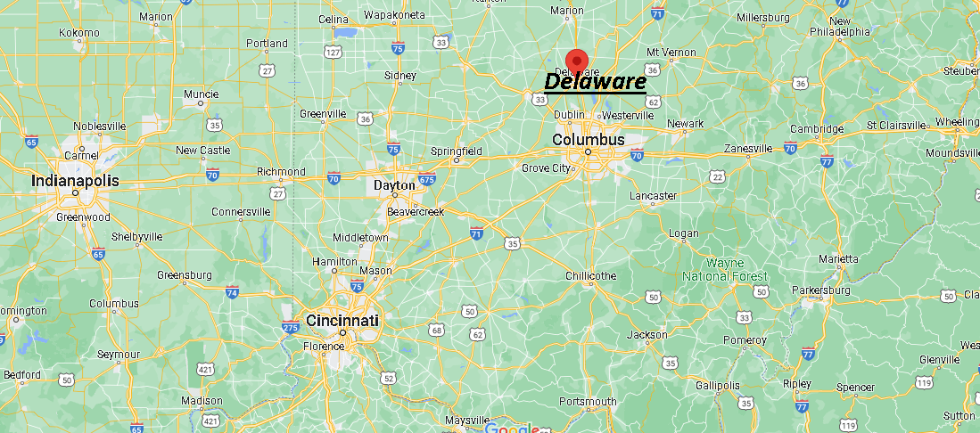 Where is Delaware Ohio