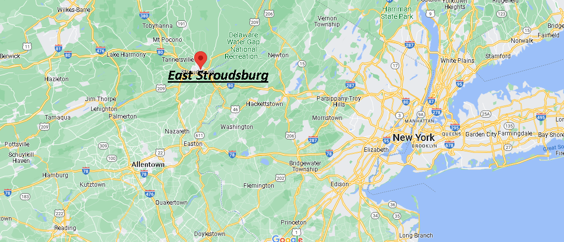 Where is East Stroudsburg Pennsylvania
