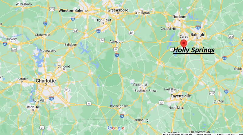 Where is Holly Springs North Carolina
