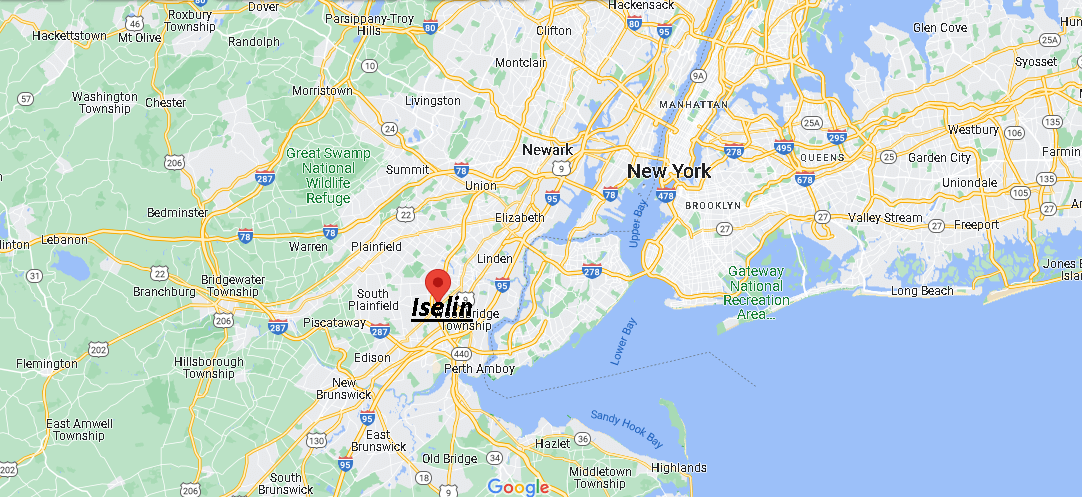 Where is Iselin New Jersey