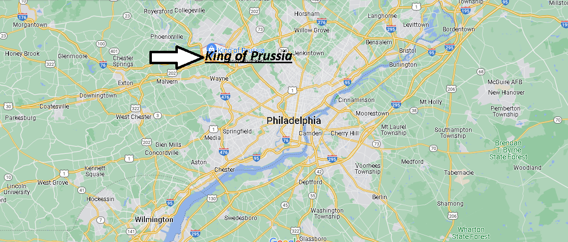Where is King of Prussia Pennsylvania