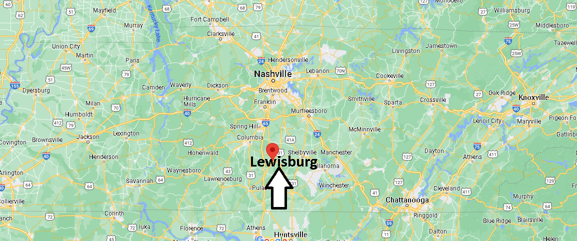 Where is Lewisburg Tennessee