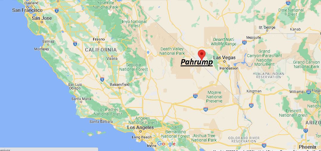 Where is Pahrump Nevada