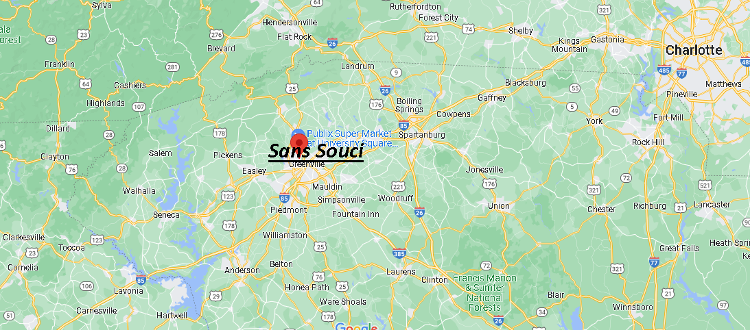 Where is Sans Souci South Carolina