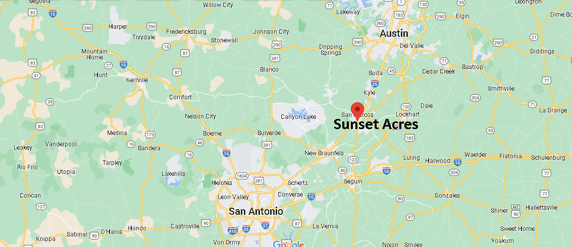Where is Sunset Acres Texas
