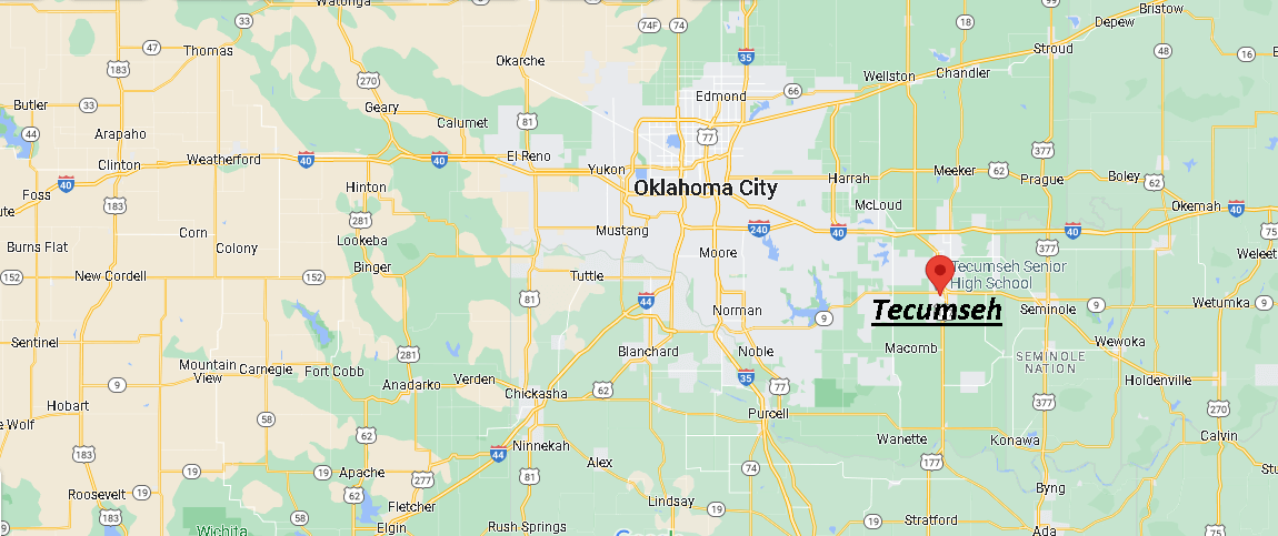 Where is Tecumseh Oklahoma