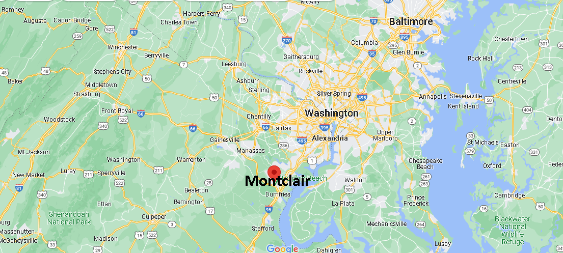 Where is Montclair Virginia