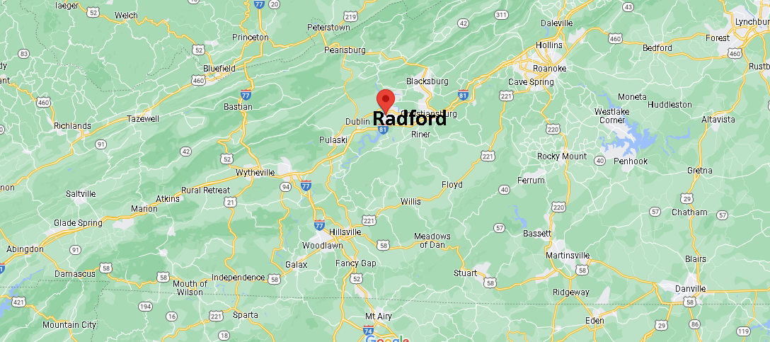 Where is Radford Virginia