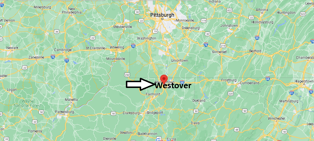 Where is Westover West Virginia