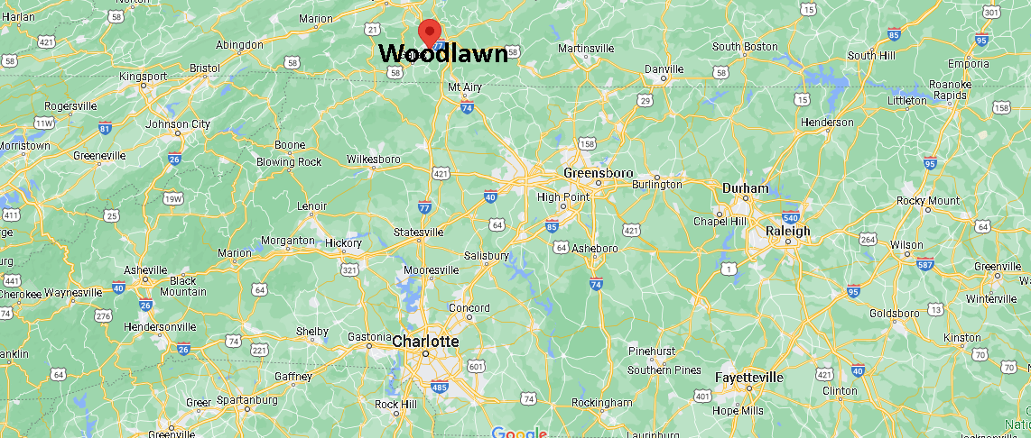 Where is Woodlawn Virginia