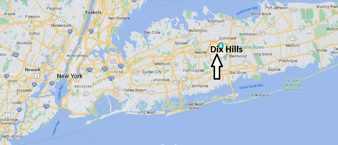 Where is Dix Hills New York
