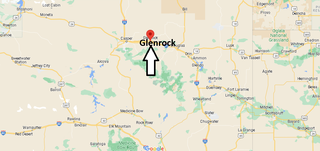 Which country is Glenrock Wyoming