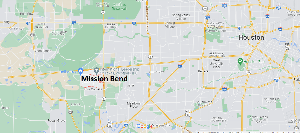 What county is Mission Bend Texas