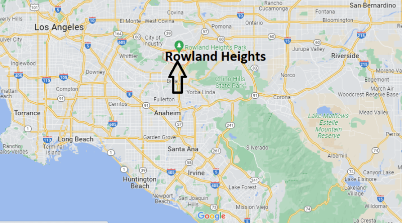 Where is Rowland Heights California