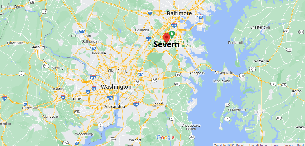 Where is Severn Maryland