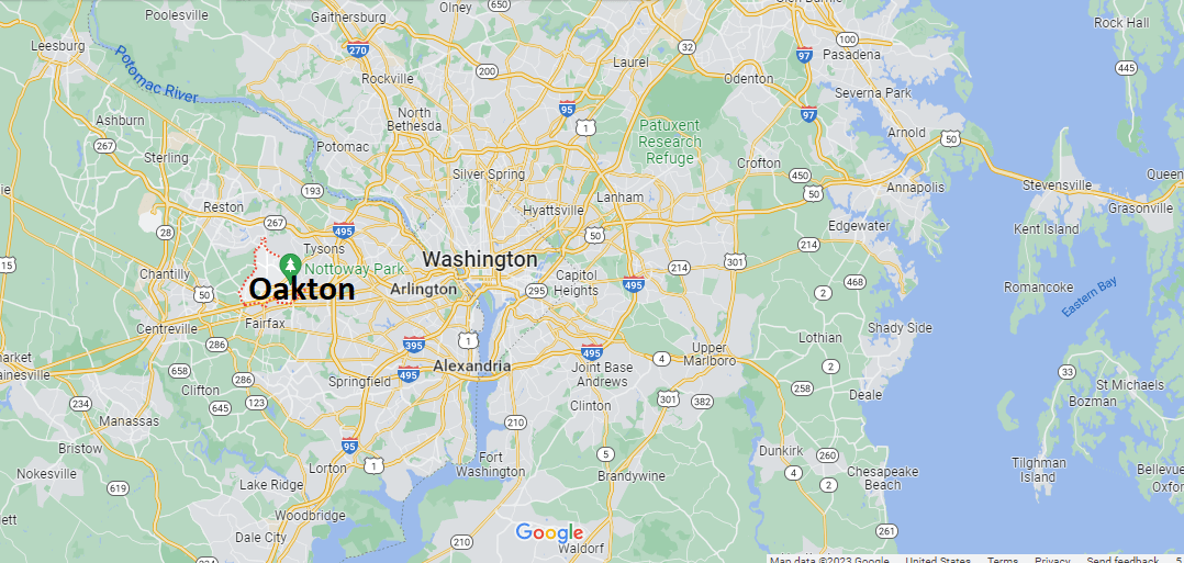 Where is Oakton Virginia