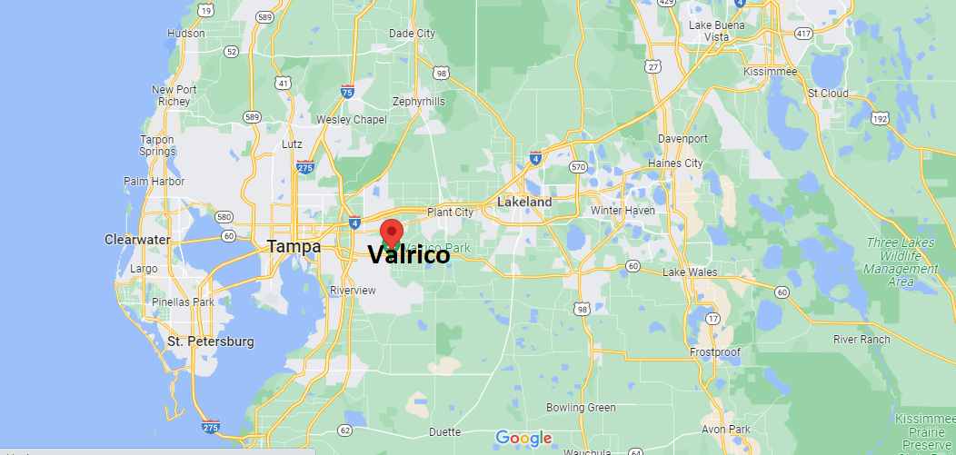 Where is Valrico Florida