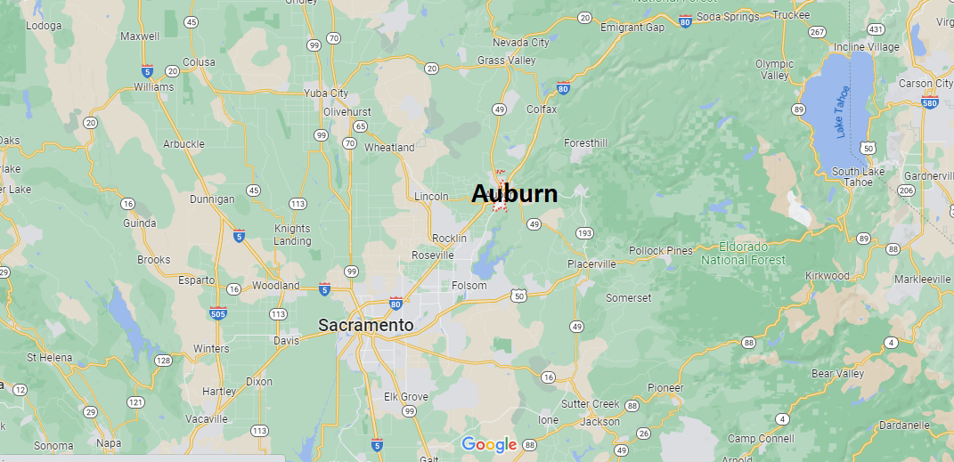 What county in California is Auburn in