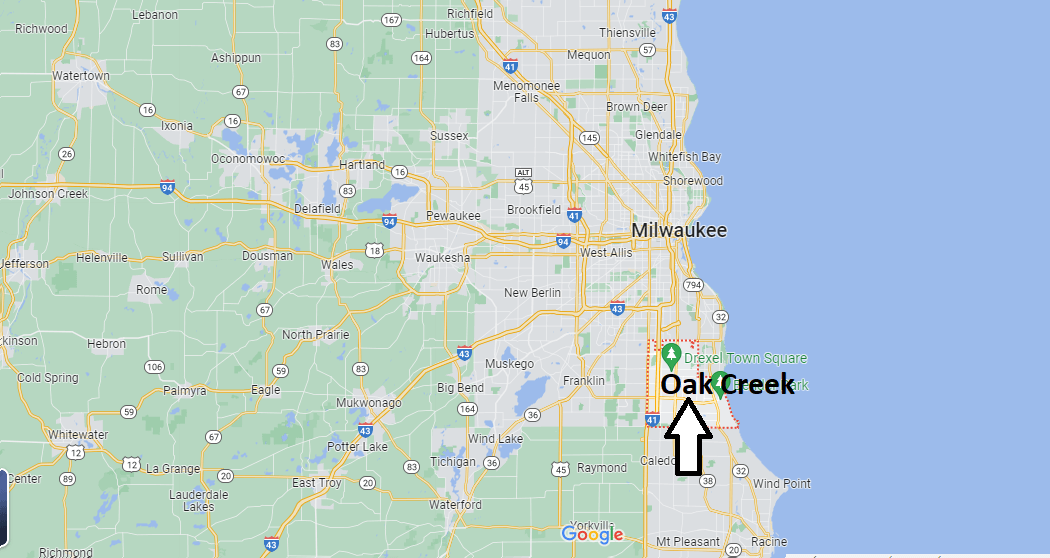 Where is Oak Creek Wisconsin