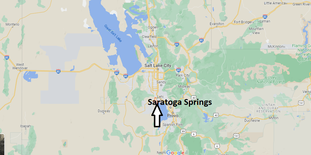 Where is Saratoga Springs Utah