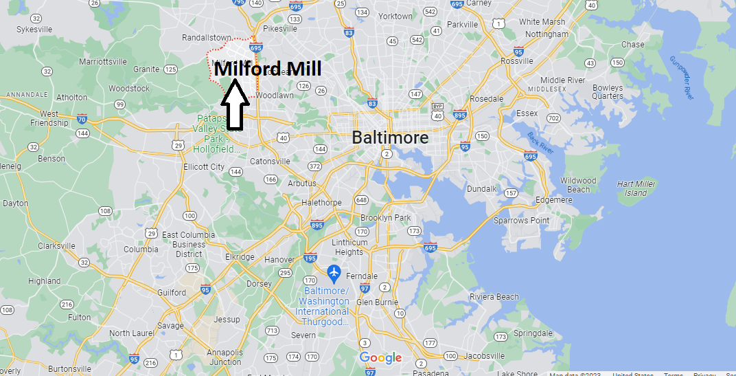 What county is Milford Mill MD in