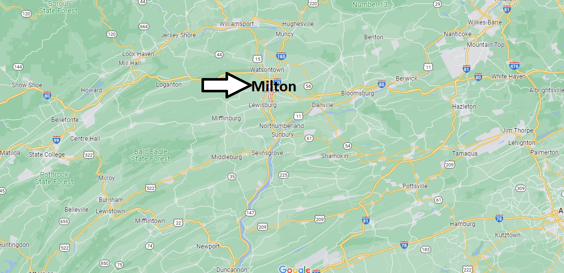 Where is Milton Pennsylvania