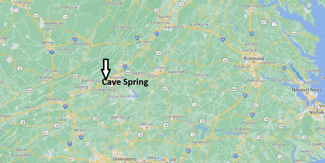 Where is Cave Spring Virginia