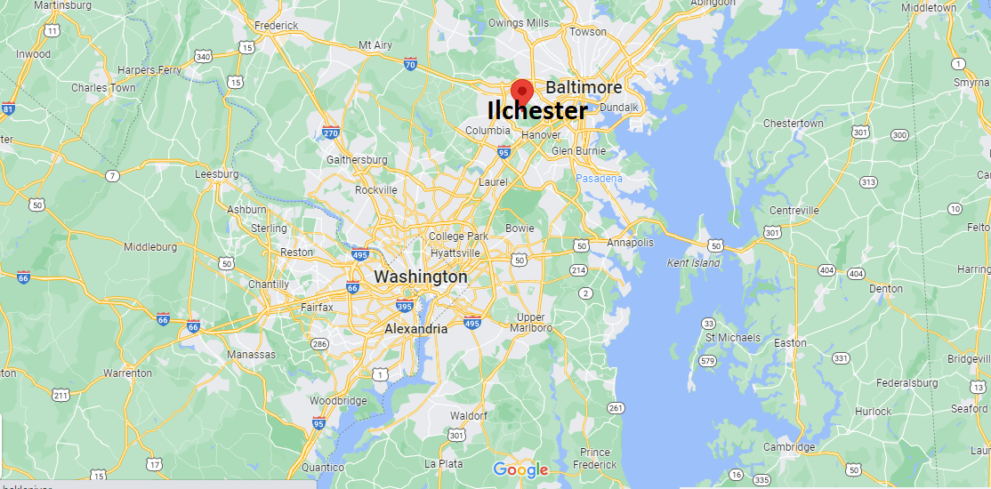 Where is Ilchester Maryland