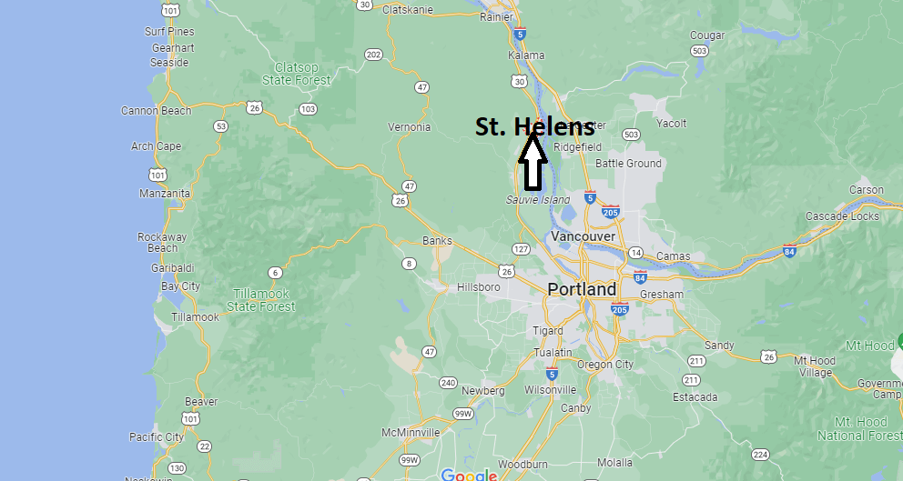 Where is St. Helens Oregon