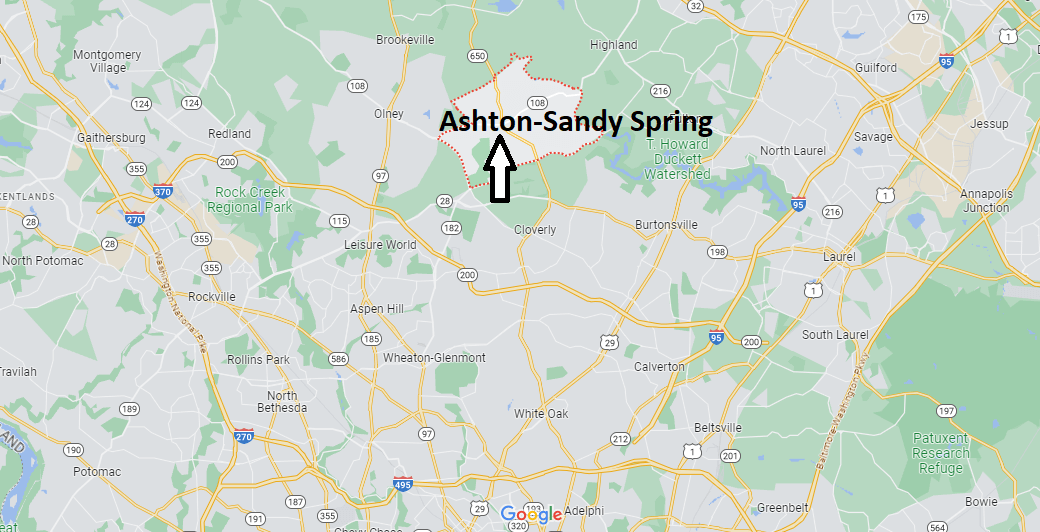 Ashton-Sandy Spring Maryland