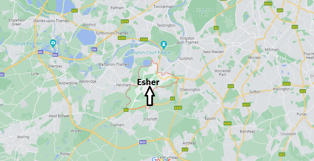 Esher Map