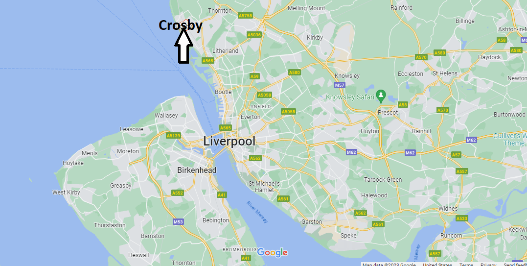 Where is Crosby Merseyside