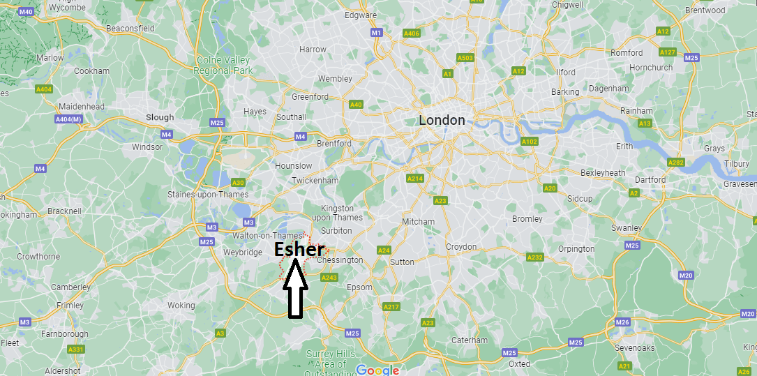 Where is Esher in England