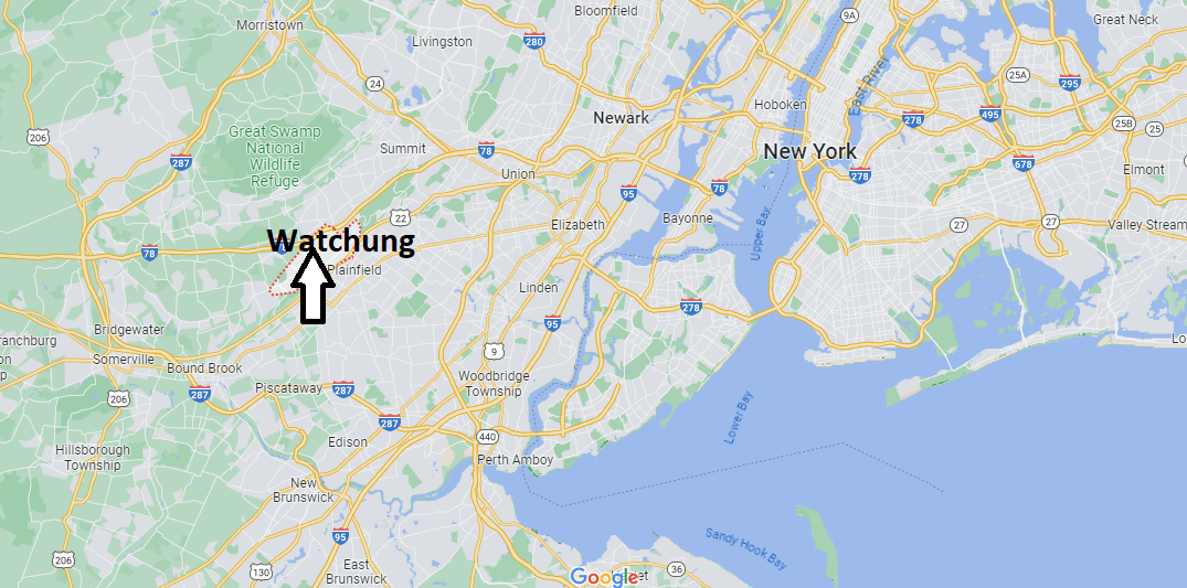 Where is Watchung New Jersey