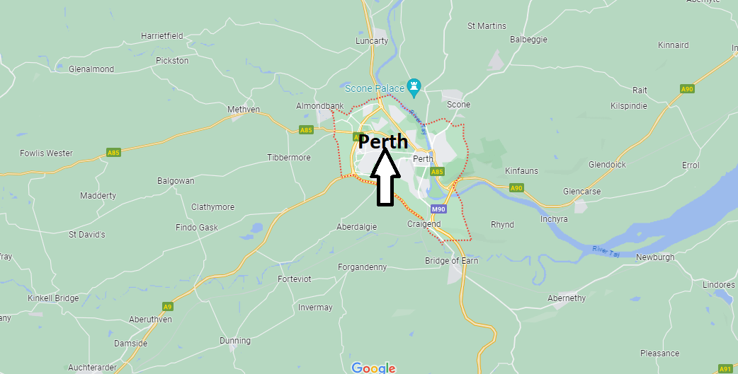 What county is Perth in Scotland