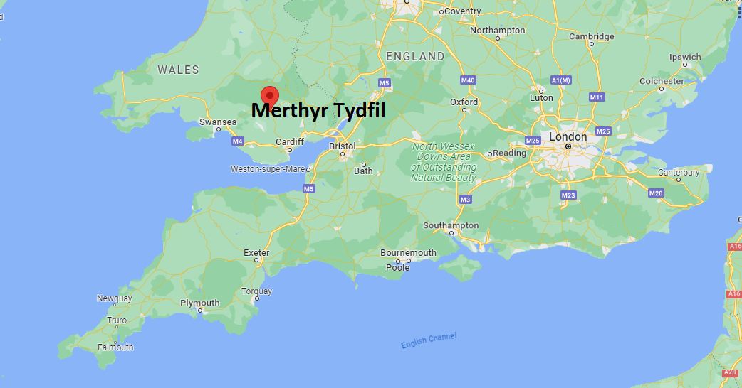 Where is Merthyr Tydfil Located