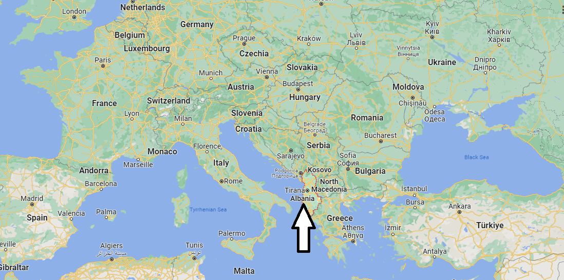 Is Albania part of Asia Or Europe