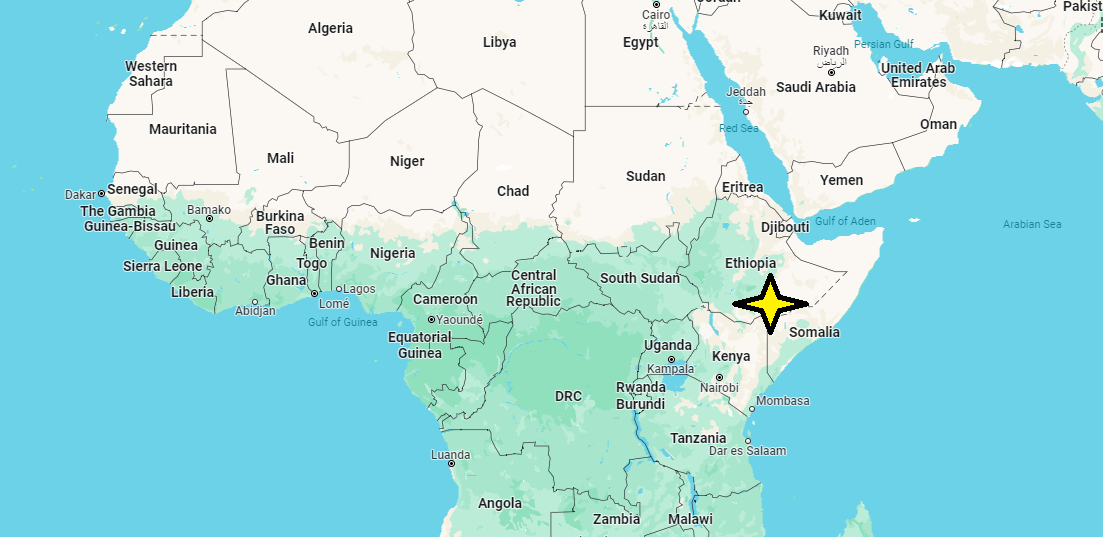 What Continent is Ethiopia in