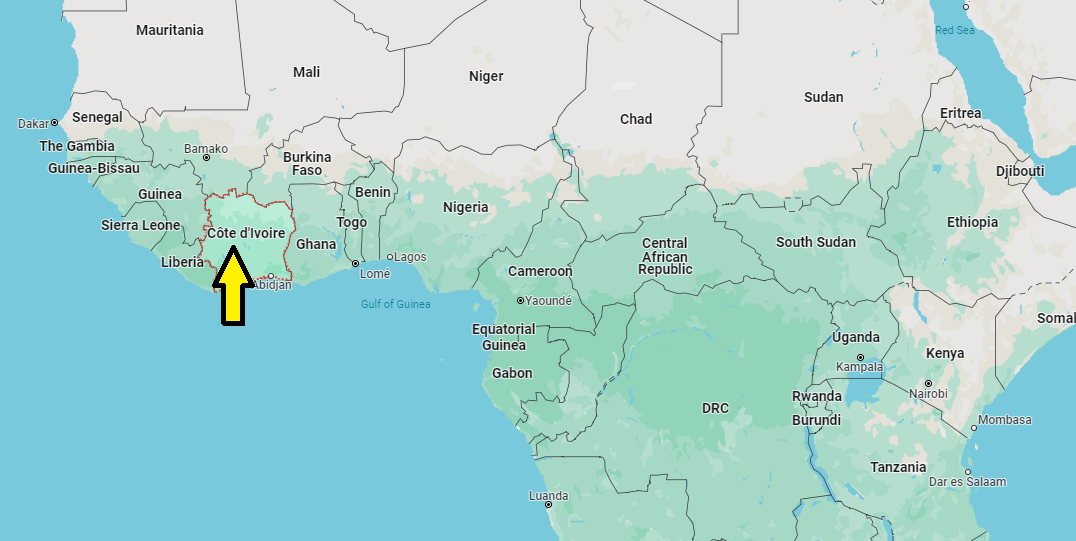 What Continent is Ivory Coast in