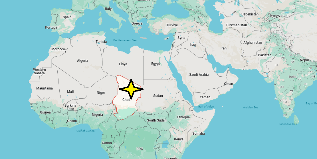 What continent is Chad in